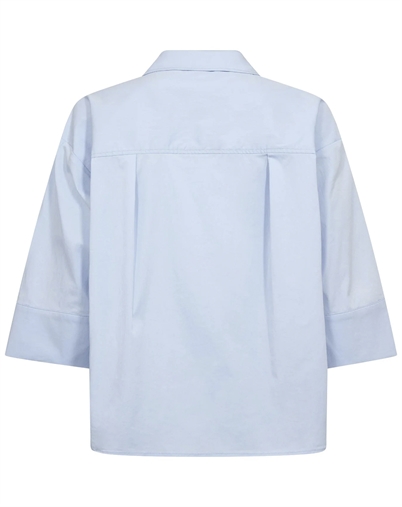 Co'Couture - PoppyCC V-Bluse - Pale Blue